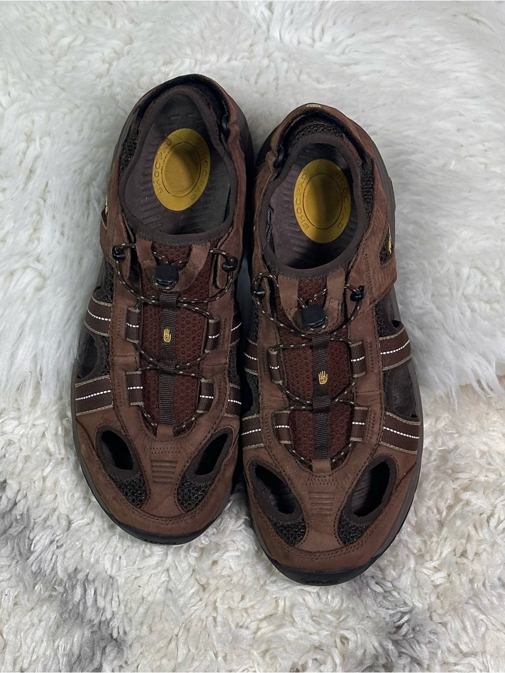 Teva Men's Brown Closed-Toe Hiking Sandals